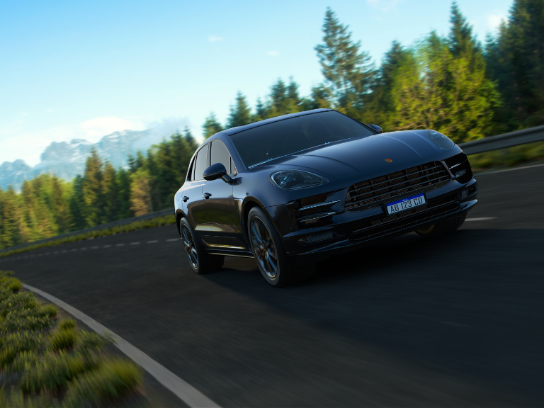 汽车 三维海报 潘霆旭 站酷ZCOOL