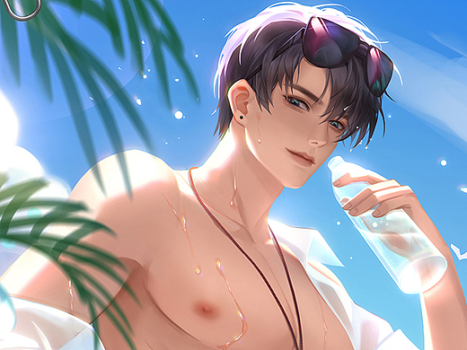【光翼原创教程】夏日清凉帅哥