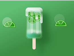 夏日柠檬雪糕动效