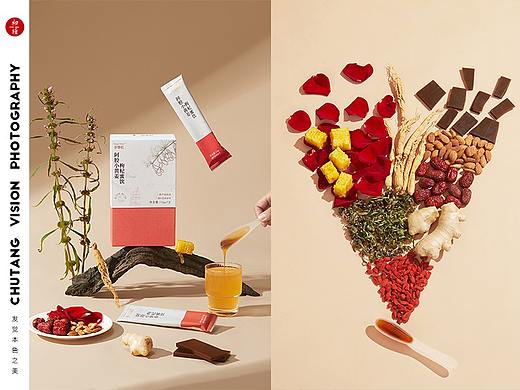 好事杞五黑冲泡饮品拍摄产品拍摄◆初塘视觉