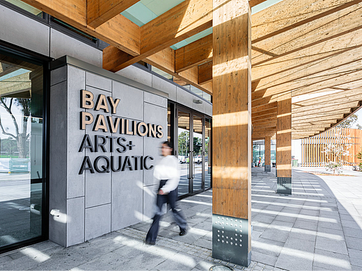 导视系统设计 Bay Pavilions艺术馆和水上馆