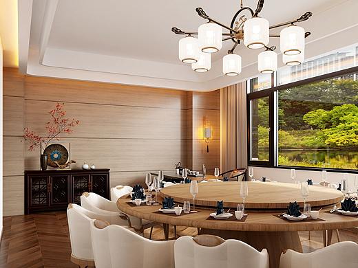 乡镇酒店设计之三：四楼厢房（个人主页-ZNjY1Mzk5Mjg=） - 酒店餐饮设计 - 站酷设计师IM老鬼原创素材 - 站酷ZCOOL