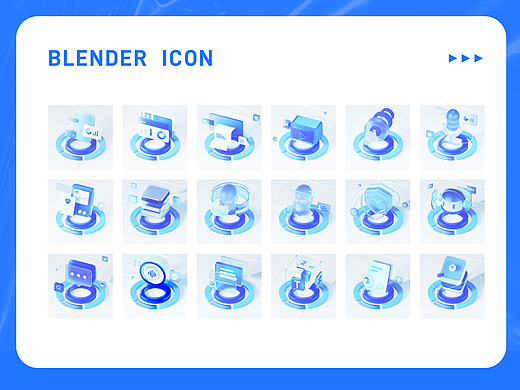 玻璃质感ICONL练习-Blender