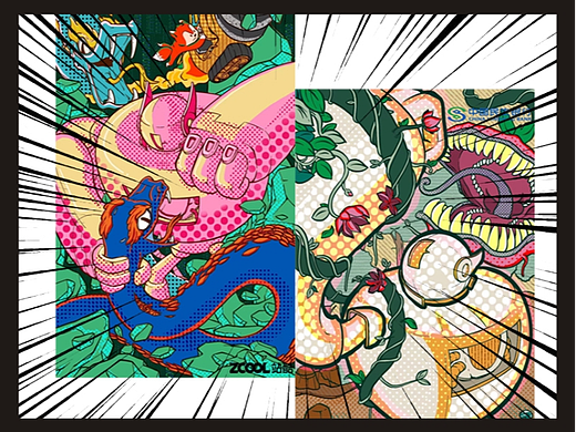 中国民生银行×站酷 趣玩星球（个人主页-ZNTkzNjU0NjA=） - 商业插画 - 站酷设计师wiwi张原创素材 - 站酷ZCOOL