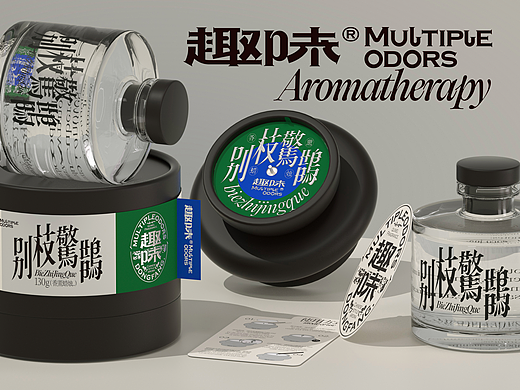 UmeDesign新作｜新中式香薰品牌趣味系列包装设计