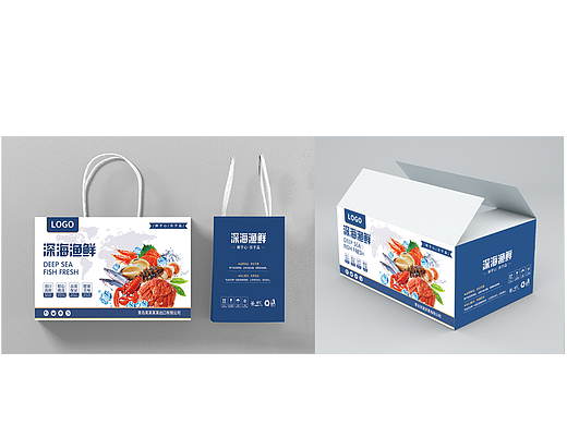 【和牛礼盒外包装】【深海渔鲜外包装】（个人主页-ZMzE2OTkzMjA=） - 包装 - 站酷设计师COLA_hm原创素材 - 站酷ZCOOL