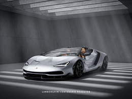 Blender - Lamborghini Centenario roadster