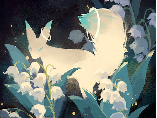 原创动物系列插画——宁狐