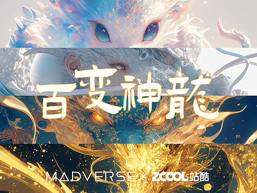 有龍則靈之百變神龍（個人主頁-ZNjg1OTcyNjQ=） - AI作品 - 站酷設(shè)計師山外原創(chuàng)素材 - 站酷ZCOOL