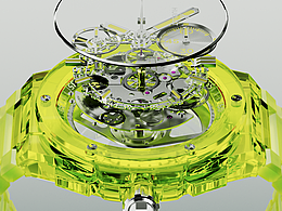 Hublot 手表产品渲染