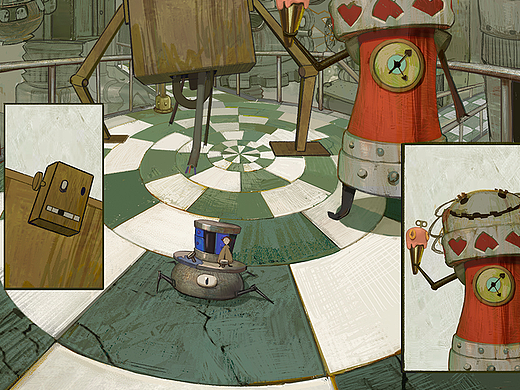 《转啊转啊转》机械城动画+概念设定集