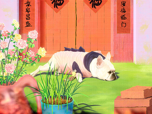【原创插画】—《被治愈的时光》