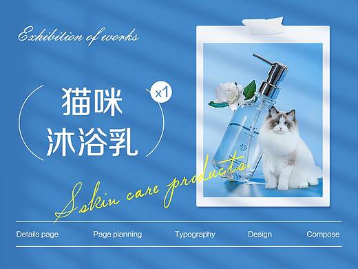 宠物沐浴乳/猫咪洗护香波详情页