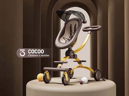 COCOO|溜娃手推车