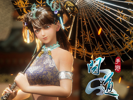 【问道手游】水女角色ue4宣传动画