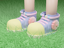 一只可爱的鞋子啦～