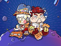 2022年初做的兩個(gè)ip《CODA and BULUU》