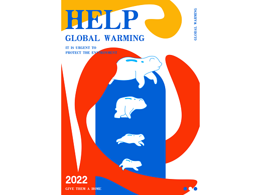 MIA自由人｜全球变暖系列公益海报