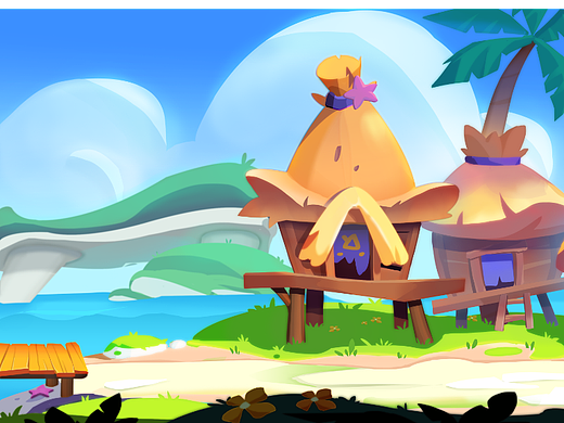 沙滩（个人主页-ZNjQ0NTI1ODQ=） - 独立游戏 - 站酷设计师柯基魄罗结合体原创素材 - 站酷ZCOOL