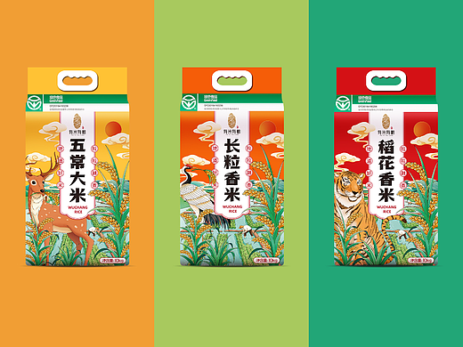 超略设计-大米系列包装设计