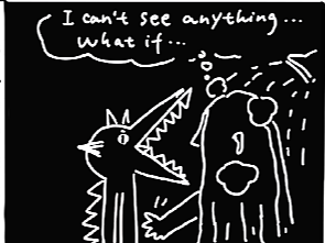 漫画-睁眼洗头的好处