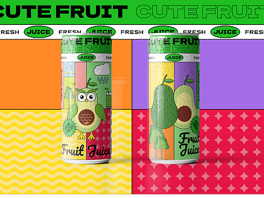 水果與動(dòng)物的碰撞（個(gè)人主頁(yè)-ZNjMwOTg2MzI=） - 商業(yè)插畫(huà) - 站酷設(shè)計(jì)師呂大航原創(chuàng)素材 - 站酷ZCOOL