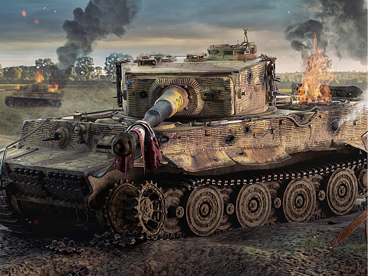  Destroyed Tiger -被摧毁的312号虎-