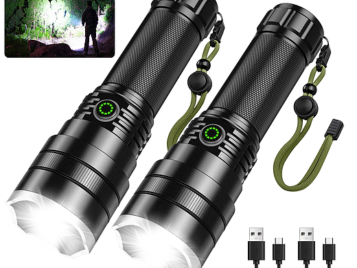 亚马逊XD50两个装手电筒套图A+