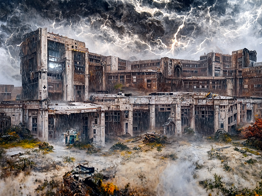 AI绘画档案馆｜末日大逃杀