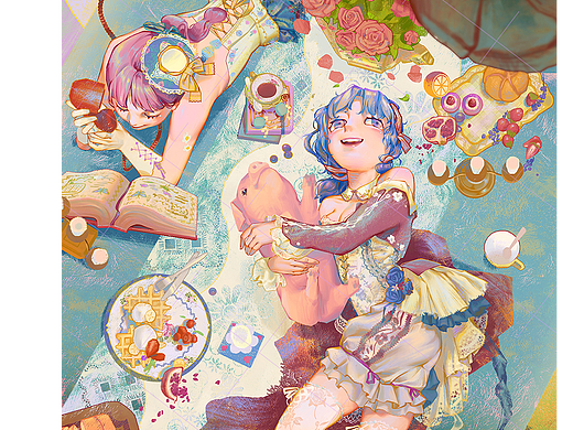 发现了屋顶上有趣的东西（个人主页-ZNTk0MDc3MzI=） - 商业插画 - 站酷设计师kooriitsu原创素材 - 站酷ZCOOL