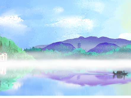 风景插画全景设计（个人主页-ZNTk4ODEwOTY=） - 创作习作 - 站酷设计师南宫旸原创素材 - 站酷ZCOOL