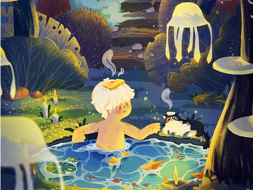 原创插画 | 我眼中的光遇（个人主页-ZNjExNzE0MzI=） - 绘本 - 站酷设计师Rennie_原创素材 - 站酷ZCOOL