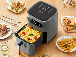 【建模渲染--空氣炸鍋6L】