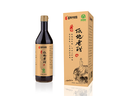 中国传统风格醋包装