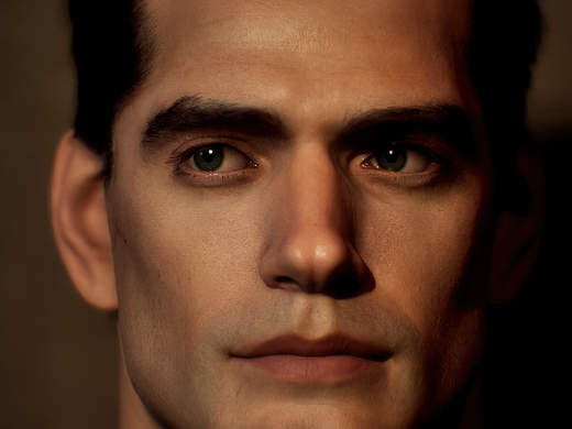 【建模】克拉克metahuman 面部绑定