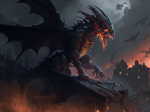 龙-破坏（个人主页-ZNjQ0MDAzNzY=） - AI作品 - 站酷设计师桂荏二十三原创素材 - 站酷ZCOOL