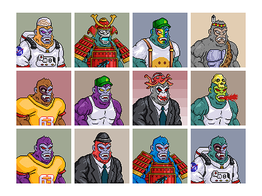 NFT | Pixel Angry Apes