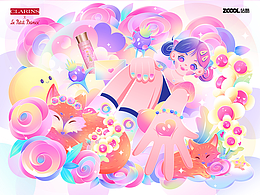 邂逅#粉嫩多巴胺少女#少女奇幻之旅