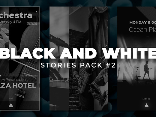 AE模板 | 竖版黑白故事宣传故事城市特别销售宣传片