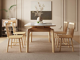 实木餐桌表现，线上接单，可+v：egsap001