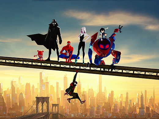 蜘蛛侠平行宇宙动漫高清动态壁纸