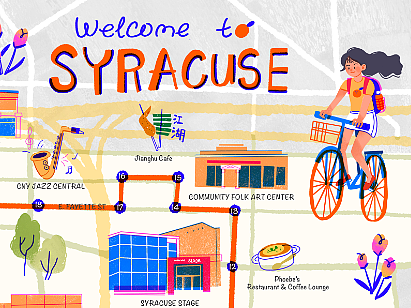 Syracuse 地图