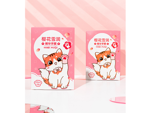 樱花雪润精华手膜丨创意拍摄