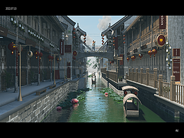 场景画