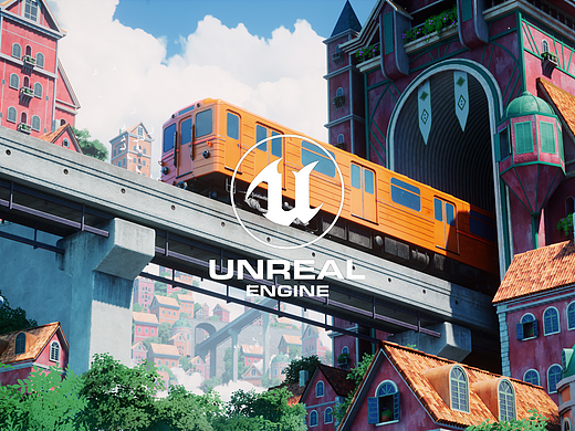 UE5风格化场景《云端轨迹》