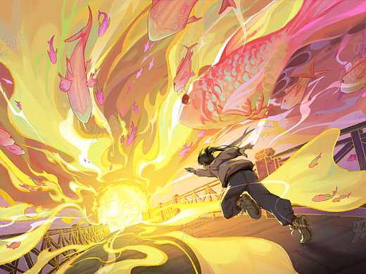 火日(商業(yè)插畫)（個(gè)人主頁-ZNjYyNjI4ODA=） - 商業(yè)插畫 - 站酷設(shè)計(jì)師湯米哥哥原創(chuàng)素材 - 站酷ZCOOL