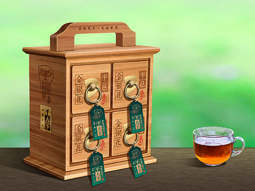 “平邑金银花”品牌形象设计