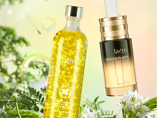 laem金桂花爽肤水精华产品3.8女神节活动海报合成分享