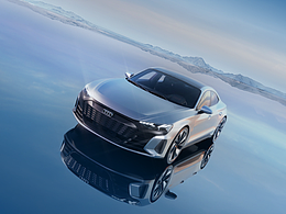 奥迪 e-tron 汽车渲染