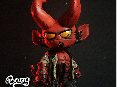 几秒就能上瘾的模型设计！地狱男爵手办制作